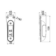 Horpol LED Postionsleuchte 12-24V 3-Funktionen + Halter LD 2167