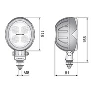 Wesem LED Arbeitsscheinwefer 1500LM + Deutsch-DT