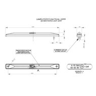 Horpol LED Postionsleuchte Rot Extra Lang LD-999