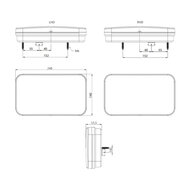 Fristom LED Beleuchtungsset Anh&auml;nger Fristom FT-370 Canbus
