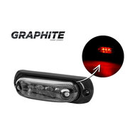 Horpol LED Positionsleuchte Rot Oval LD-379 Dark-Look