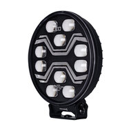 X-Spider Toxic LED-Strahler rund | Tagfahrlicht + LED-Blinker