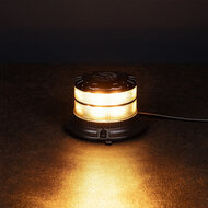X-Spider LED Rundumleuchte Dark Look | Magnet | Orange