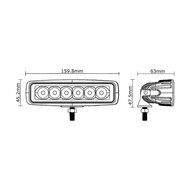 4er Set 18W LED Fluter 18W Basic