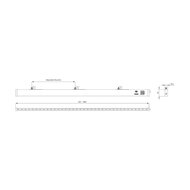 Dasteri LED Blitzbalken Ultra Slim Orange 93CM 12/24V