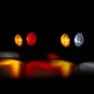 Horpol LED Begrenzungsleuchte 3-Funktionen Schräg Lang R Dark Look