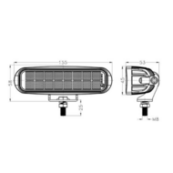16W LED Arbeitsleuchte Rechteckig 1600LM