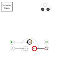 3-Poliger ContraStecker Plastik