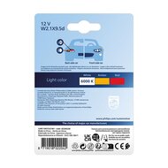 Philips W16W LED Retrofit Wei&szlig; 12V