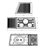 Crawer LED-Scheinwerferset CASE Mit Vier Funktionen