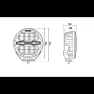 X-Spider Ninja LED-Strahler rund | Tagfahrlicht + LED-Blitzer