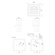 Fristom LED R&uuml;ckleucht FT-120 + Kabel