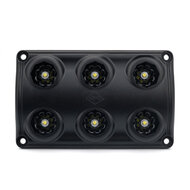 Horpol LED Innenleuchte Schwarz 12-24V | 6-LEDs