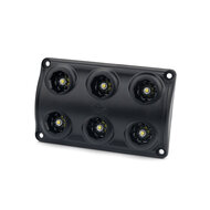Horpol LED Innenleuchte Schwarz 12-24V | 6-LEDs