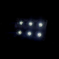 Horpol LED Innenleuchte Schwarz 12-24V | 6-LEDs