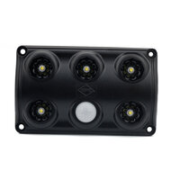 Horpol LED Innenleuchte Schwarz 12-24V | Bewegungssensor