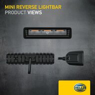 HELLA Black Magic Edgeless Pro Mini 7 Zoll R&uuml;ckfahrscheinwerfer | 500 Lumen