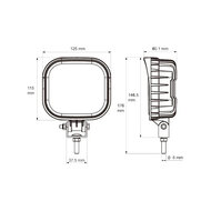 Lucidity Febi LED-Arbeitsleuchte Flutlicht | 22 W | 2160 lm