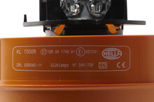 HELLA KL7000 24V gelbe Rundumleuchte | Rohrstutzen