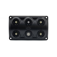 Horpol LED Innenleuchte Schwarz 12-24V | Drei Stufen