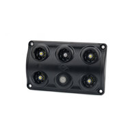 Horpol LED Innenleuchte Schwarz 12-24V | Drei Stufen