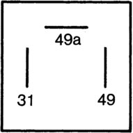 HELLA 4DB 003 675-011 Blinkrelais 24V 3-polig