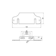 Fristom Montagehalterung Schwarz f&uuml;r FT-017 / FT-018