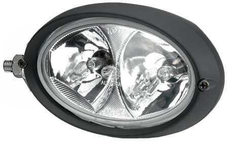 Hella Werklamp Oval 100 dubbele refl zijmontage | 1GA 996 161-331