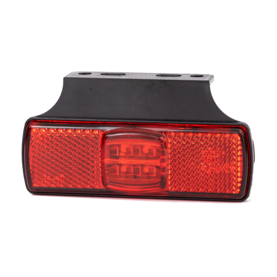 Fristom LED Positionsleuchte Rot + Reflektor mit Halterung
