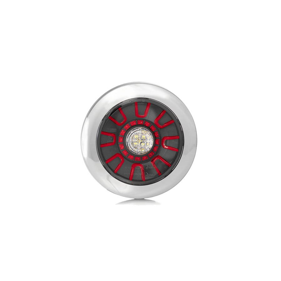 Fristom FT-314 LED-Rücklicht, 3 Funktionen Verchromt