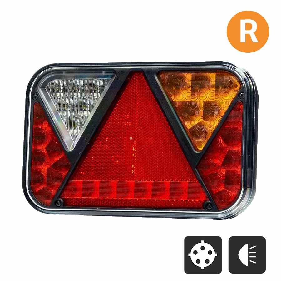 Fristom FT-270 LED Rückleuchte Rechts 4-Funktionen Canbus 12V