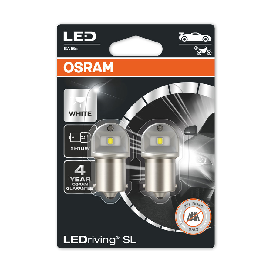 Osram R5W LED Retrofit Weiß 12V BA15s 2 Stück | OFF-ROAD ONLY