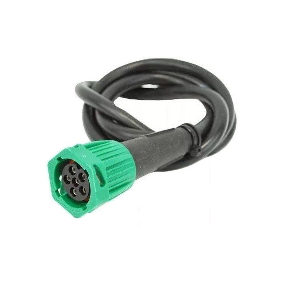 Fristom Kabel 6-poliger Bajonet Stecker Grün Rechts 1 Meter