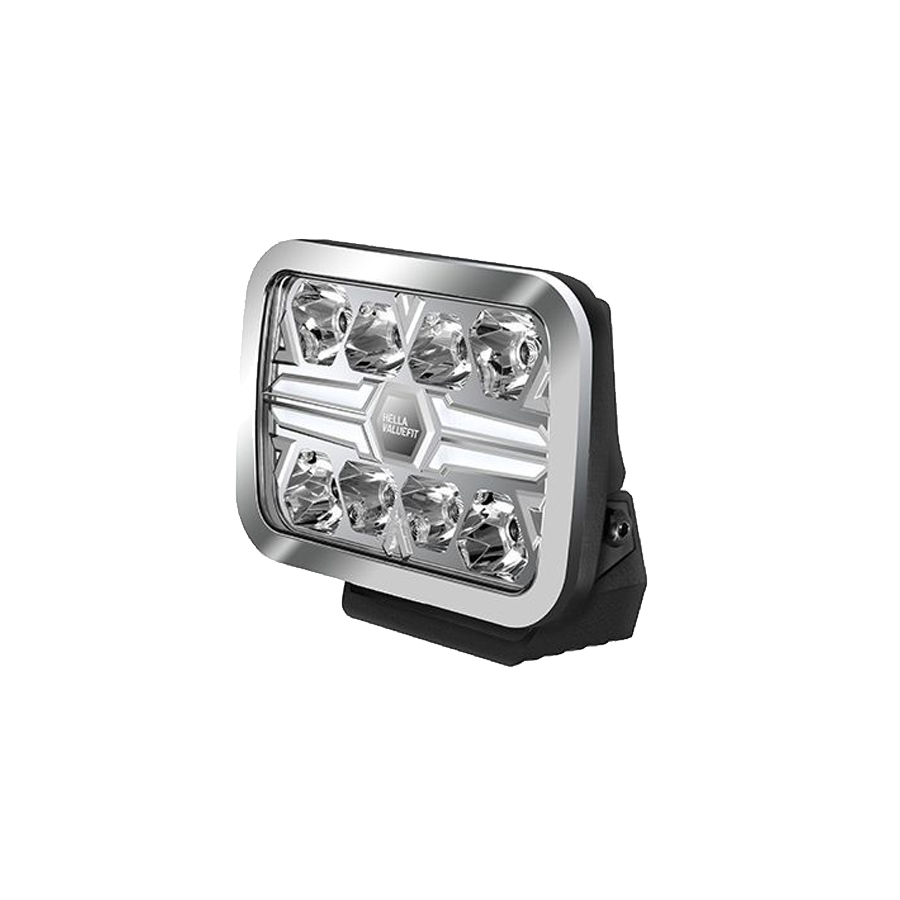 Hella LED-Fernscheinwerfer Blade 9" Chrome Weiß/Orange Positionslicht Ref. 25 Stehend