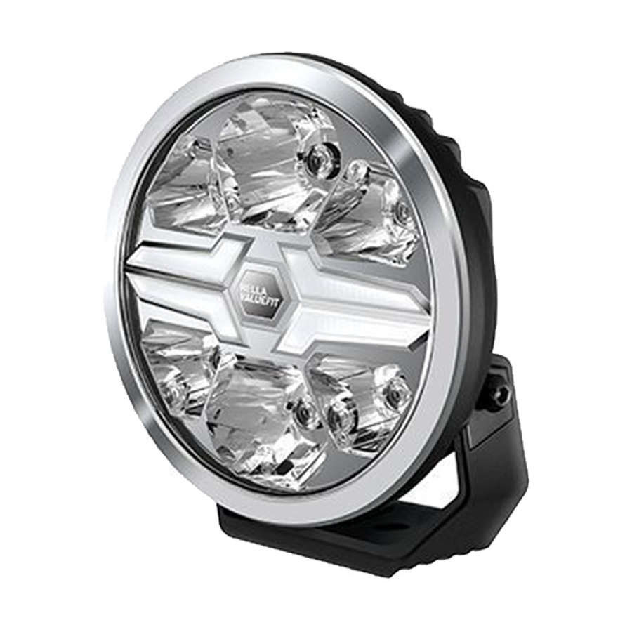 Hella LED-Fernscheinwerfer Blade 9" Chrom Weiß/Orange Positionslicht Ref. 25