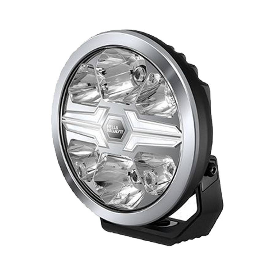 Hella LED-Fernscheinwerfer Blade 7" Chrom Weiß/Orange Positionslicht Ref. 50