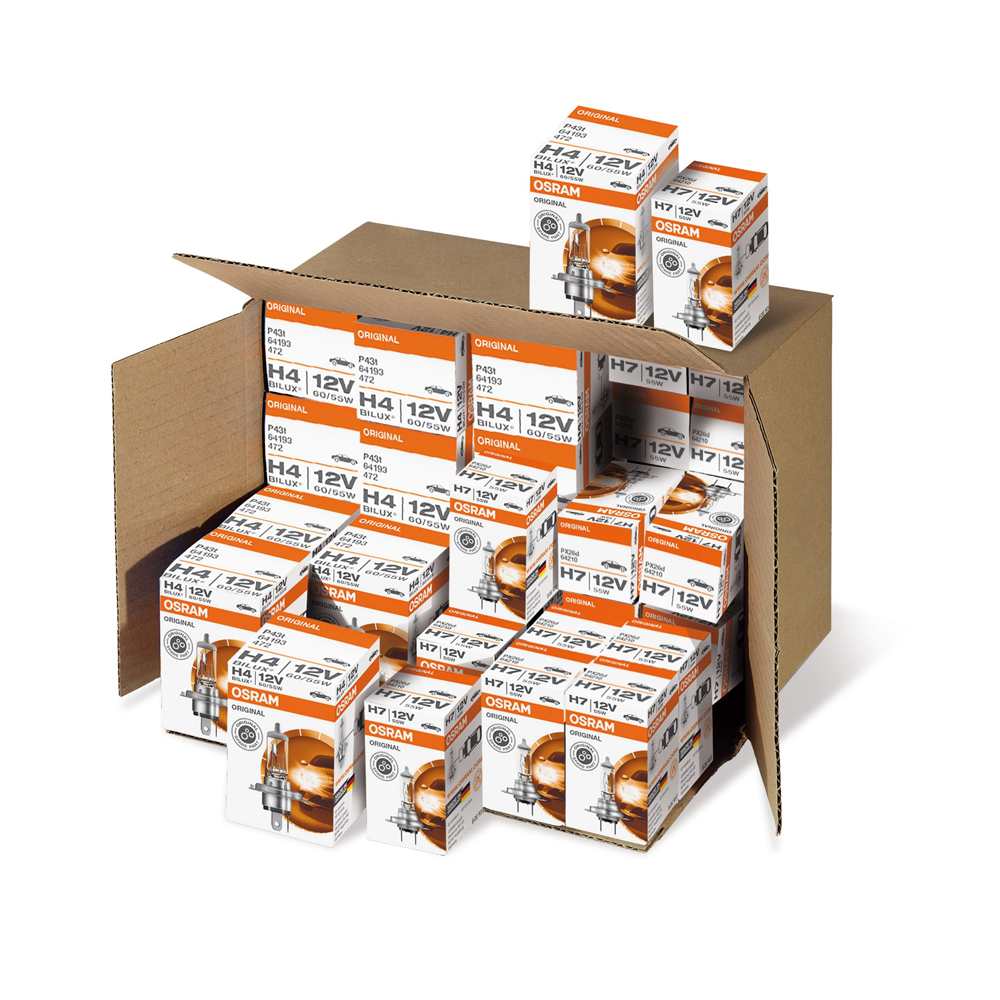 Osram RABATT 10x Osram Original Line H7 Halogen Birne 12V PX26d