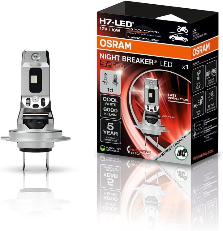 Osram Night Breaker LED Speed H7 450 Street Legal | +450%