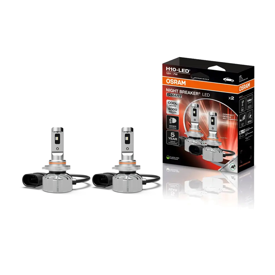 Osram Night Breaker LED Smart H10 ECE-zugelassenes Set