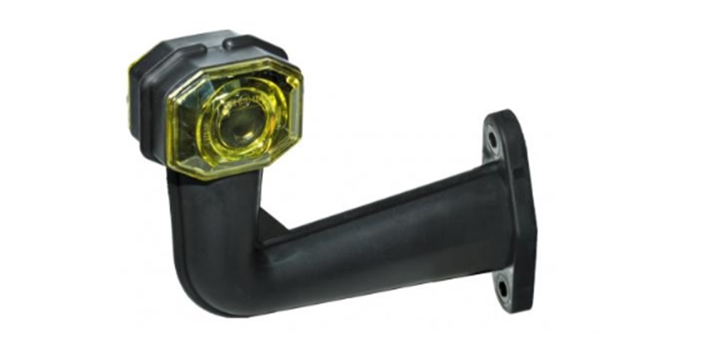 Asp&ouml;ck LED Seitenleuchte Superpoint I Schr&auml;g | 24V | Links/Rechts