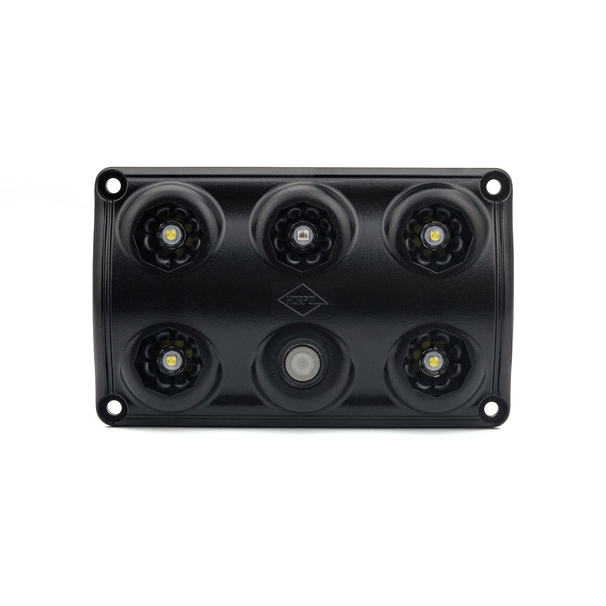 Horpol LED Innenleuchte Schwarz 12-24V | Drei Stufen