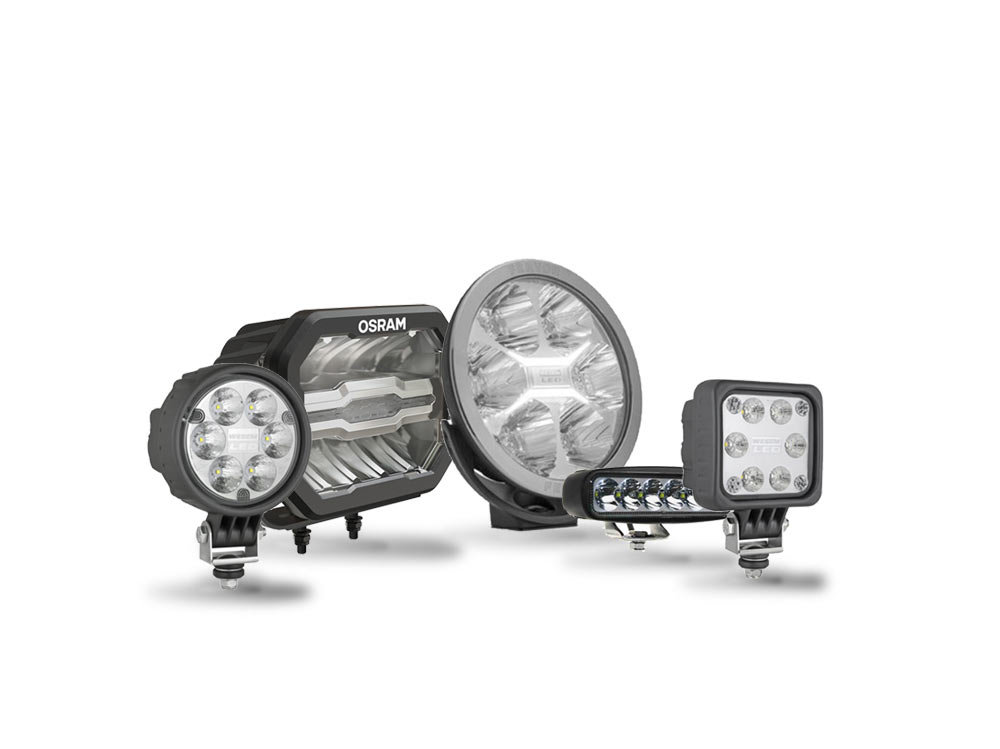 LED Fernlicht-Balken, E-geprüft, 12-24V, mit Scheibenheizung