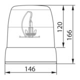 Dasteri Halogen Rundumleuchte Mit Magnetischer Unterlage_