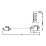 Osram H4 LED Hauptscheinwerfer P43t Satz 12-24 volt | OFF-ROAD ONLY_