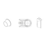 Horpol LED Begrenzungsleuchte Unit Rot Positionsleuchte_