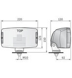 Wesem Fernscheinwerfer HP5 Mit LED Positionslicht_