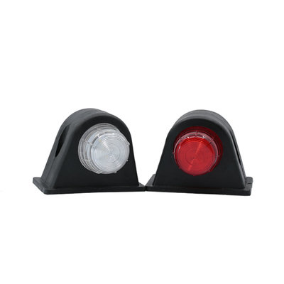 LED Begrenzungsleuchte 10-30V Rot + Weiss (Satz)