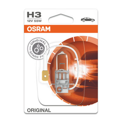 Osram H3 12V 55W Halogen Lampe PK22s Original Line