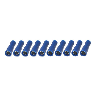 Rundsteckhülse vollisoliert Blau (1.5-2.5mm)
