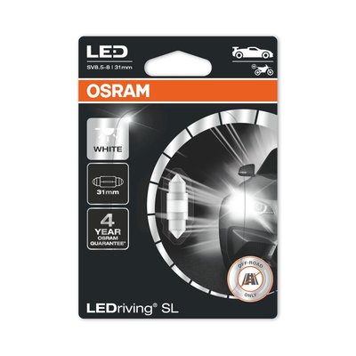 Osram C5W LED Retrofit 31mm Weiss 12V SV8.5-8